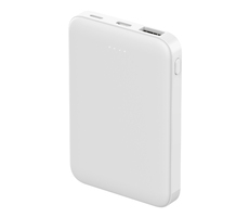 Внешний аккумулятор Fluffy, 5000 Mah, белый