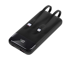 Внешний аккумулятор Nero с быстрой зарядкой (до 22,5W), 10000 mAh, чёрный