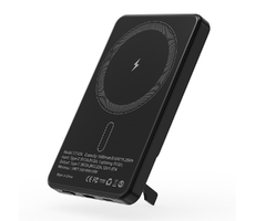 Внешний аккумулятор c беспроводной зарядкой Superb, 5000 mAh, черный