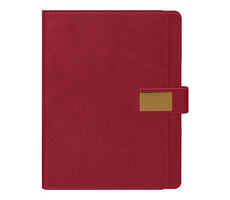 Ежедневник в суперобложке Alfa Mocco Business Edition B5, полутвердый, бордовый с золотом
