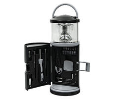 Набор инструментов Tools lantern cо встроенной лампой, 15 инструментов, черный, в пластиковом футляре