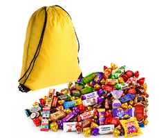 №5 РЮКЗАК СЛАДОСТЕЙ TIP 1500 грамм новогодний подарок белорусский, жёлтый
