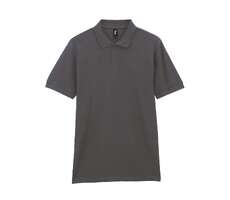 Футболка поло PREMIUM COTTON ADULT DOUBLE PIQUE, ГРАФИТОВЫЙ M