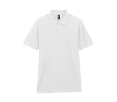Футболка поло PREMIUM COTTON ADULT DOUBLE PIQUE, БЕЛЫЙ 2XL
