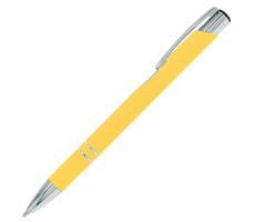 Ручка шариковая Legend Soft Touch Requis, желтая
