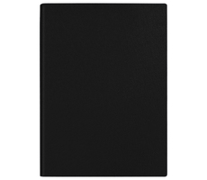 Ежедневник Flexy Foggia Folio B5, черный, недатированный, в гибкой обложке в подарочной коробке