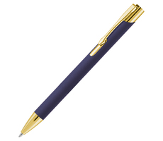Ручка шариковая, Legend Soft Touch Mirror Gold Requis, синяя/золотистая
