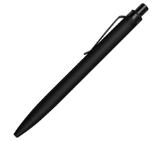 Ручка шариковая Shine Ray Soft touch алюминиевая, черная