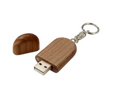 Флеш накопитель USB 2.0 Maple 32GB, орех, коричневый/коричневый