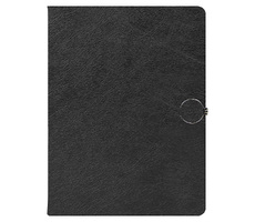 Ежедневник Alfa Omega Mocca Business Edition B5, в твердой обложке, с магнитной застежкой, черный, в подарочной коробке