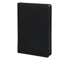 Ежедневник полудатированный Classic Soft А5, черный, в твердой обложке с поролоном