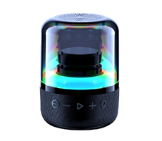 Колонка беспроводная MyTone Mega Bass со светомузыкой, черная