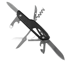 Нож складной многофункциональный  Tools Driver, 7 в 1, черный