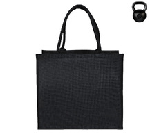 Сумка из джута Caravan Jute, размер 36*40*21 см, черный