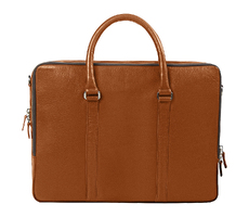 Портфель для ноутбука Vancouver Buffalino Leather из натуральной кожи, коричневый