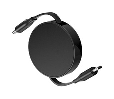 Кабель зарядный скоростной USB High Energy 2-в-1, Type-C ,  PD 240W , Quick Charge, черный