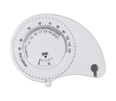 Рулетка Tools Weight, 1,5 метра, белая, пластиковая, с мягкой лентой