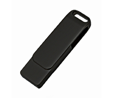 Флеш накопитель Bergamo, USB 2.0 32GB, металл, черный