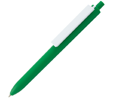 Ручка шариковая, пластиковая, зеленая 348 C/белая El Primero Color