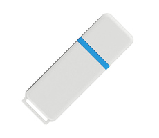 Флеш накопитель USB 2.0 Goodram UMO2 16GB, пластик, белый/голубой,16 Gb