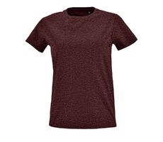 Футболка женская Imperial Fit Women бордовый меланж, размер L