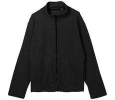 Куртка флисовая унисекс Manakin, черная, размер XS/S