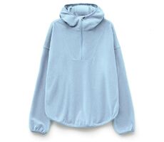 Анорак флисовый унисекс Fliska, голубой, размер XL/XXL
