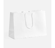 Пакет бумажный с ламинацией Lami Tote M, белый