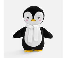 Мягкая игрушка Beastie Toys, пингвиненок с белым шарфом