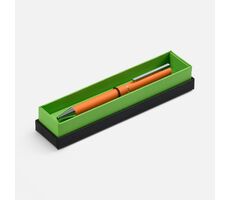 Ручка шариковая Blade Soft Touch в футляре, оранжевая