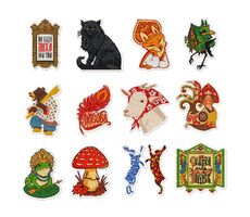 Алмазная мозаика на фигурных магнитах «Фольклор»