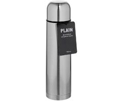 Термос Plain 1000, серебристый