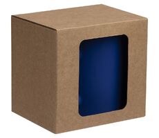 Коробка с окном для кружки Window, ver.2, крафт