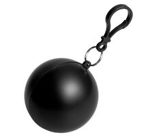 Дождевик в круглом футляре Nimbus, черный