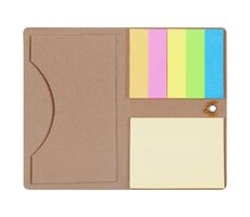 Футляр для визитки Eco Holder со стикерами, крафт