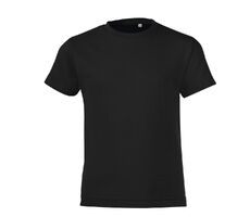 Футболка детская Regent Fit Kids черная, на рост 96-104 см (4 года)