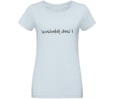 Футболка женская I Look Fabulous, голубая, размер S