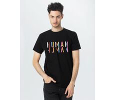 Футболка Human, черная, размер S