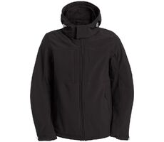 Куртка мужская Hooded Softshell черная, размер S