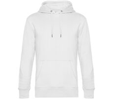 Толстовка с капюшоном унисекс King, белая, размер 4XL