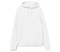 Толстовка с капюшоном унисекс Hoodie, белая, размер 4XL