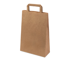 Пакет бумажный QUADRATA S, крафт, плотность 80 г/м2, 33 х 22 х 9 cм