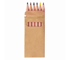 Цветные карандаши мини TINY,6 цветов