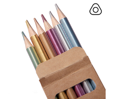 Цветные карандаши METALLIC, 6 цветов