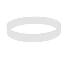 Браслет силиконовый FEST; 20 x 1,2 x 0,2 см; белый; силикон