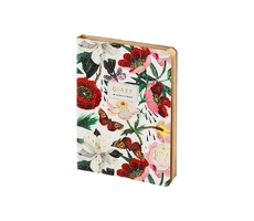 ЕЖЕДНЕВНИК А6+ FLEX "FLORA.Пионы"