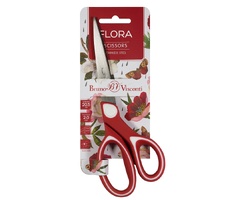 НОЖНИЦЫ "FLORA" 20,5 см.  (прорезиненные ручки)