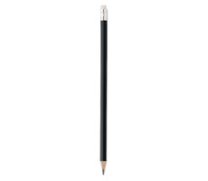 Natural pencil with eraser