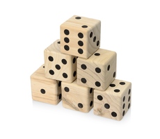 Деревянная игра в кости, XL "Dice"