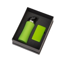 Подарочный набор «COLOR IT» с бутылкой для воды и повербанком, 5000 mAh